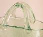 Preview: Muxing Glas Blumenvase Handtasche geformt klar Vase Aquarium